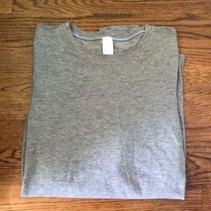 Grey ivivva scoop neck long sleeve